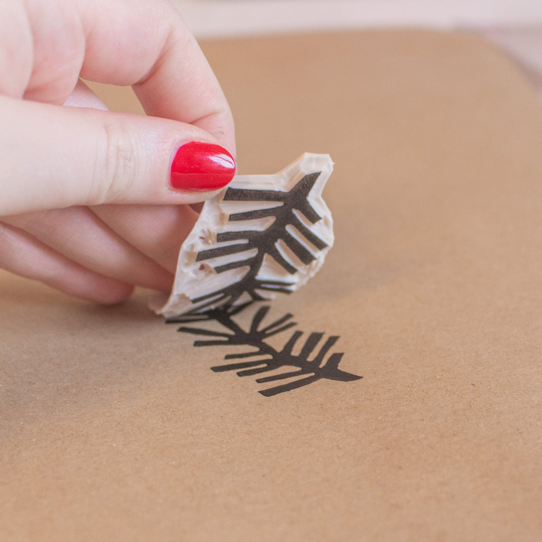 How To Lino Print Your Own Wrapping Paper