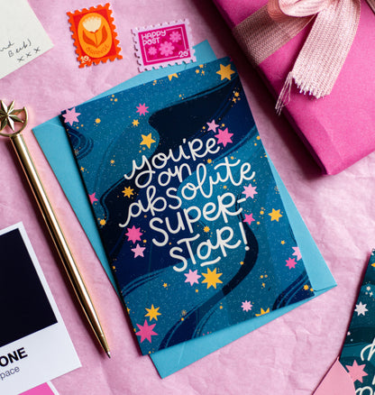 You're An Absolute Superstar Greetings Card