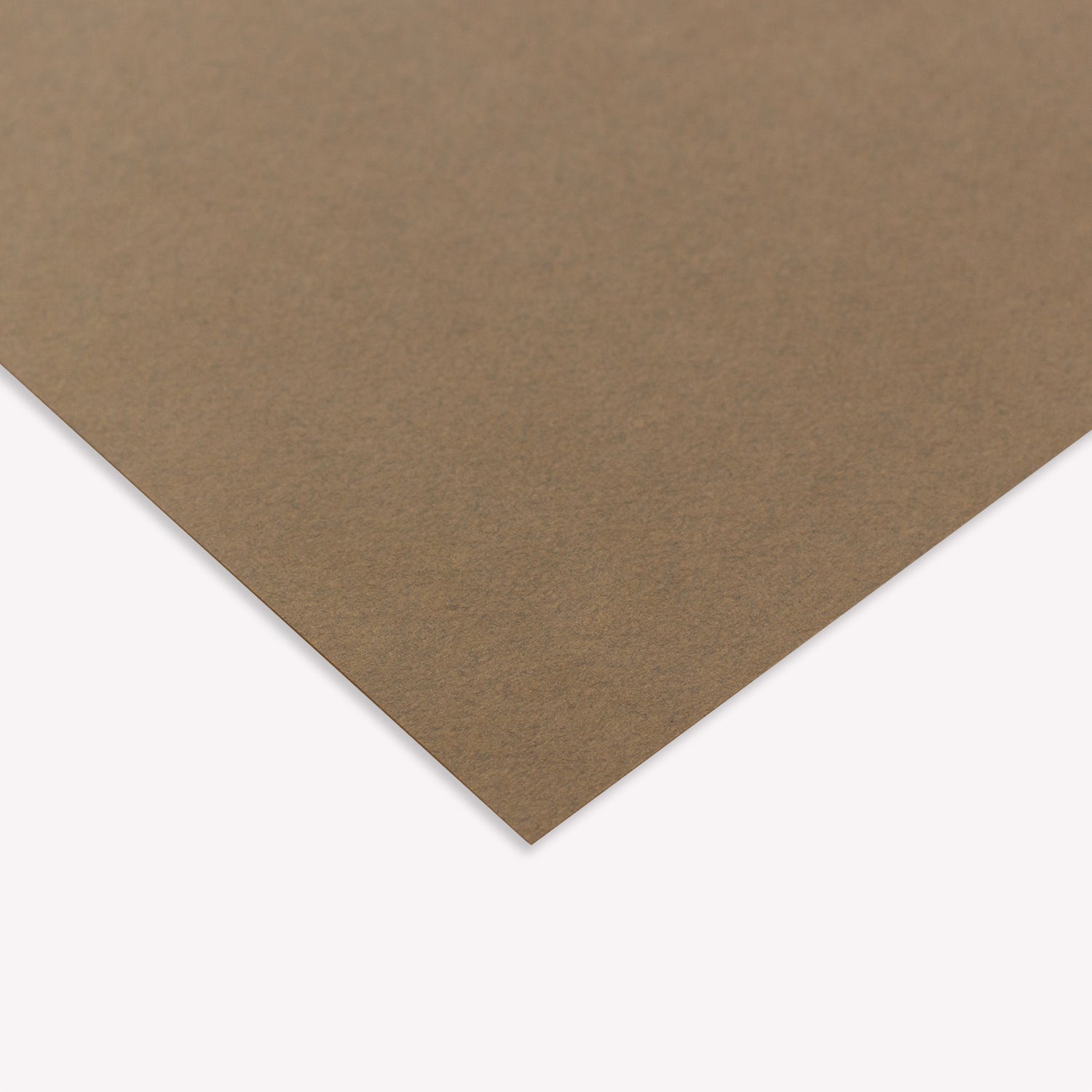 Corner sample of Daler-Rowney-Murano coloured paper sheet size 50x65cm in Chocolate Brown. 