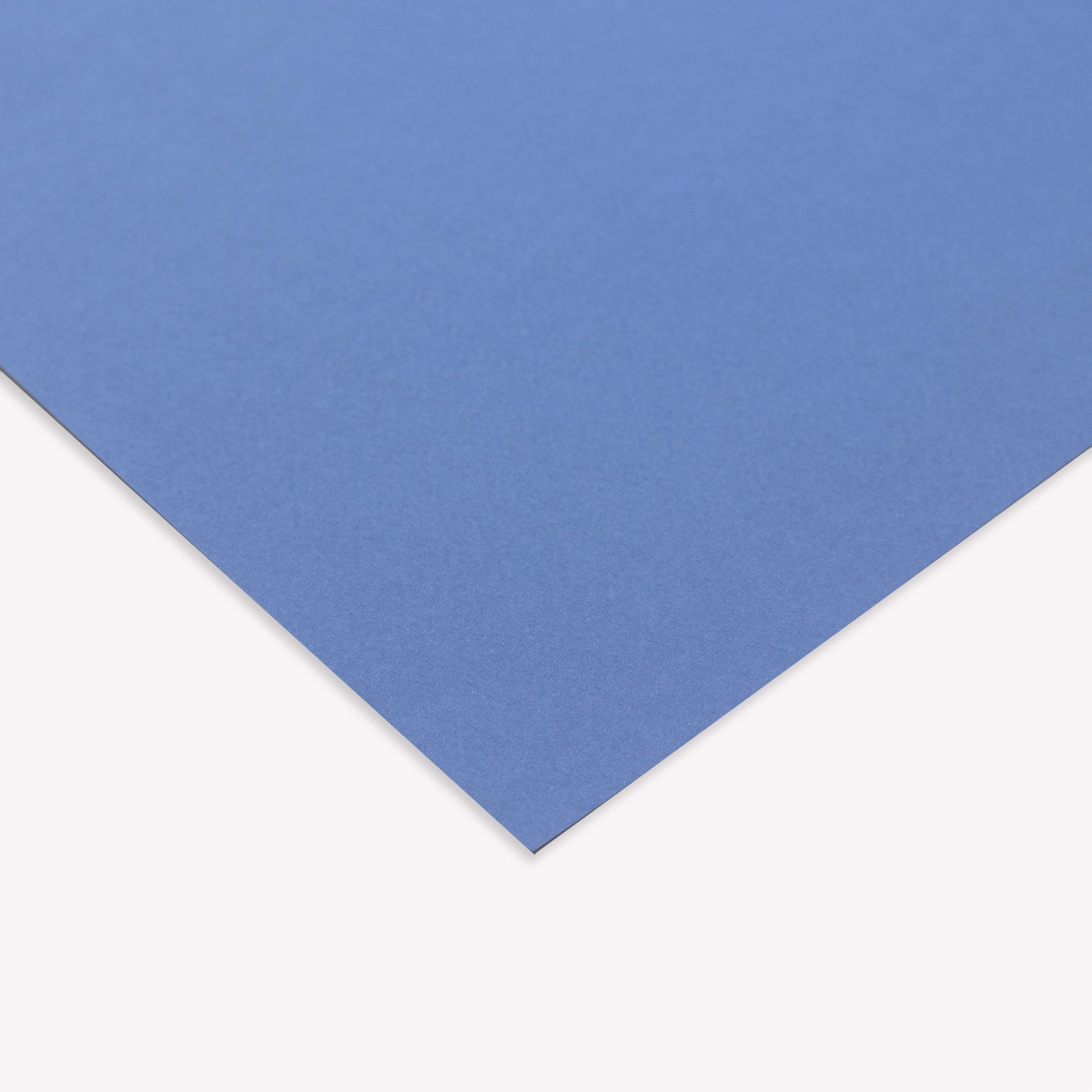 Corner sample of Daler-Rowney-Murano coloured paper sheet size 50x65cm in Cobalt Blue. 