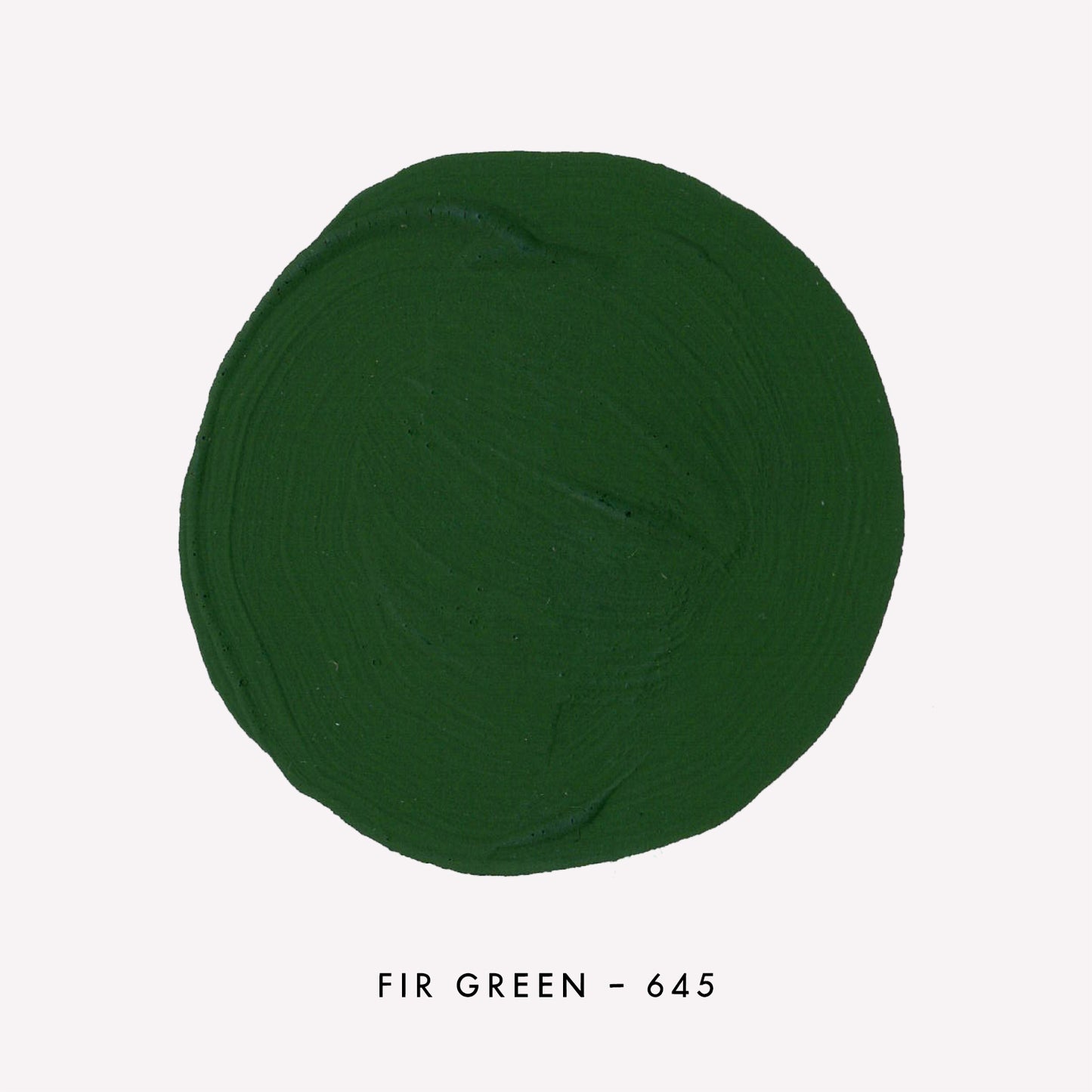 Highly pigmented, matte finish colour swatch of Royal Talent Extra Fine Quality Gouache paint in Fir Green (645). 