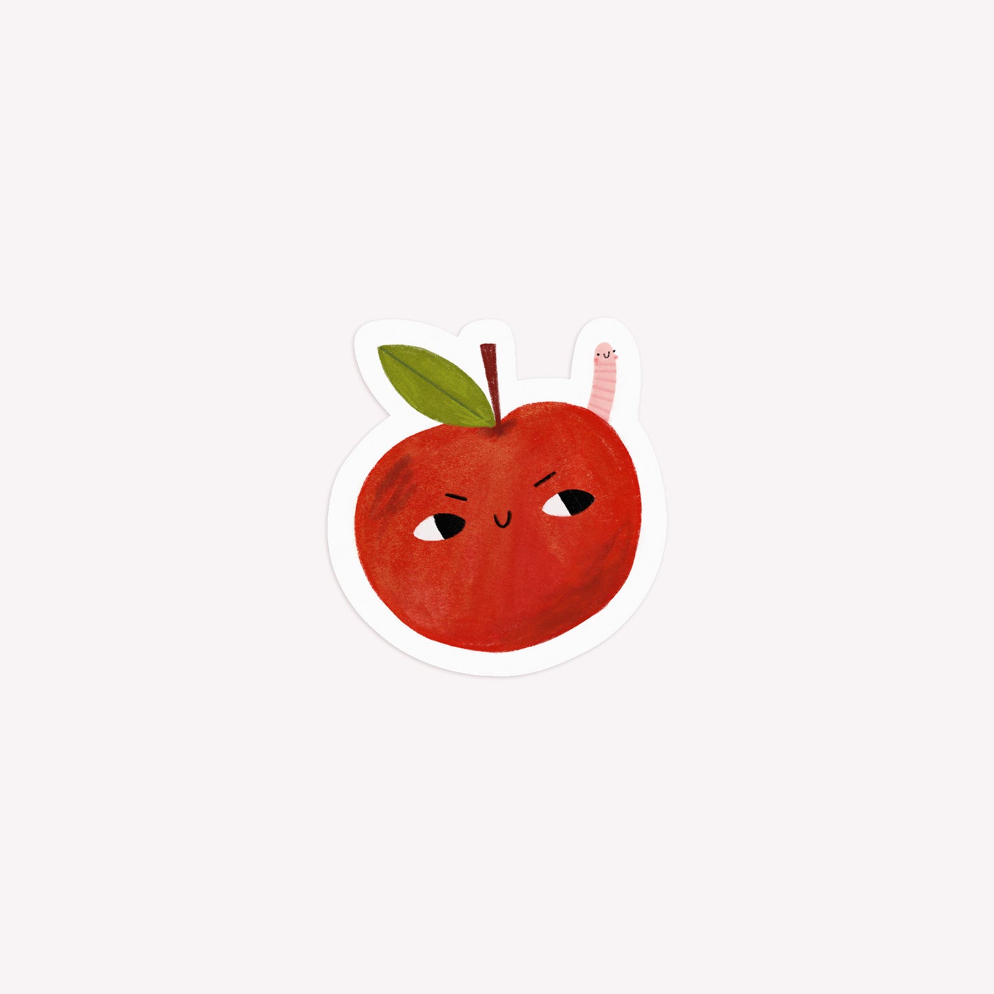 Apple Mini Illustrated Paper Sticker