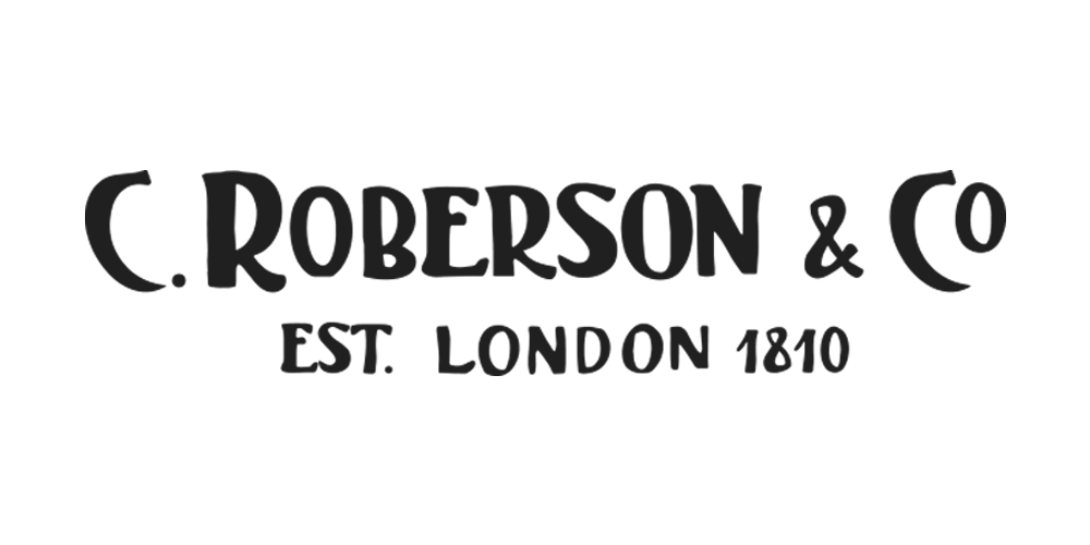 Official logo of artists' materials manufacturer C Roberson & Co, stocked at Salt Art Supply.