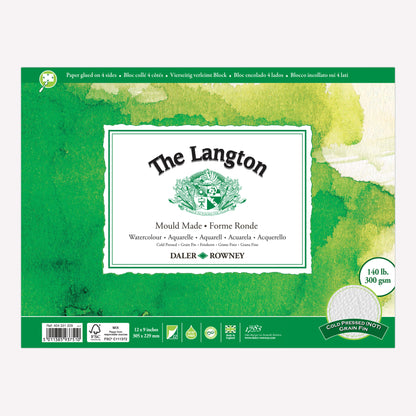 Daler-Rowney Langton 12 x 9" Cold Pressed Watercolour Block