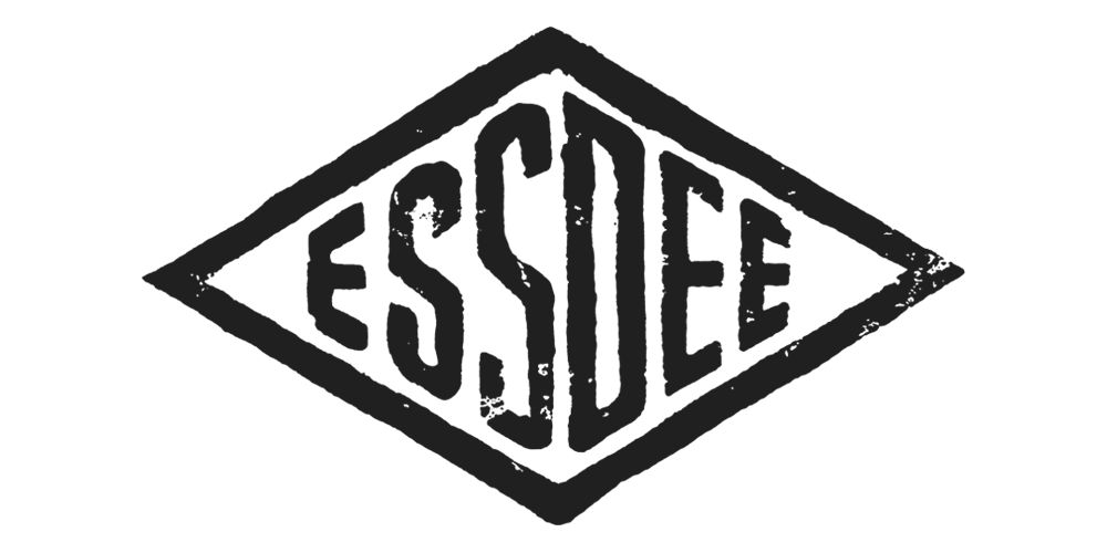 Official logo of printmaking materials manufacturer Essdee, stocked at Salt Art Supply.