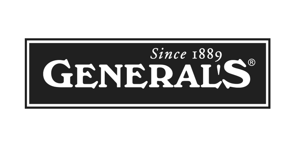 Official logo of artists' material and pencil manufacturer General Pencil Company, stocked at Salt Art Supply.