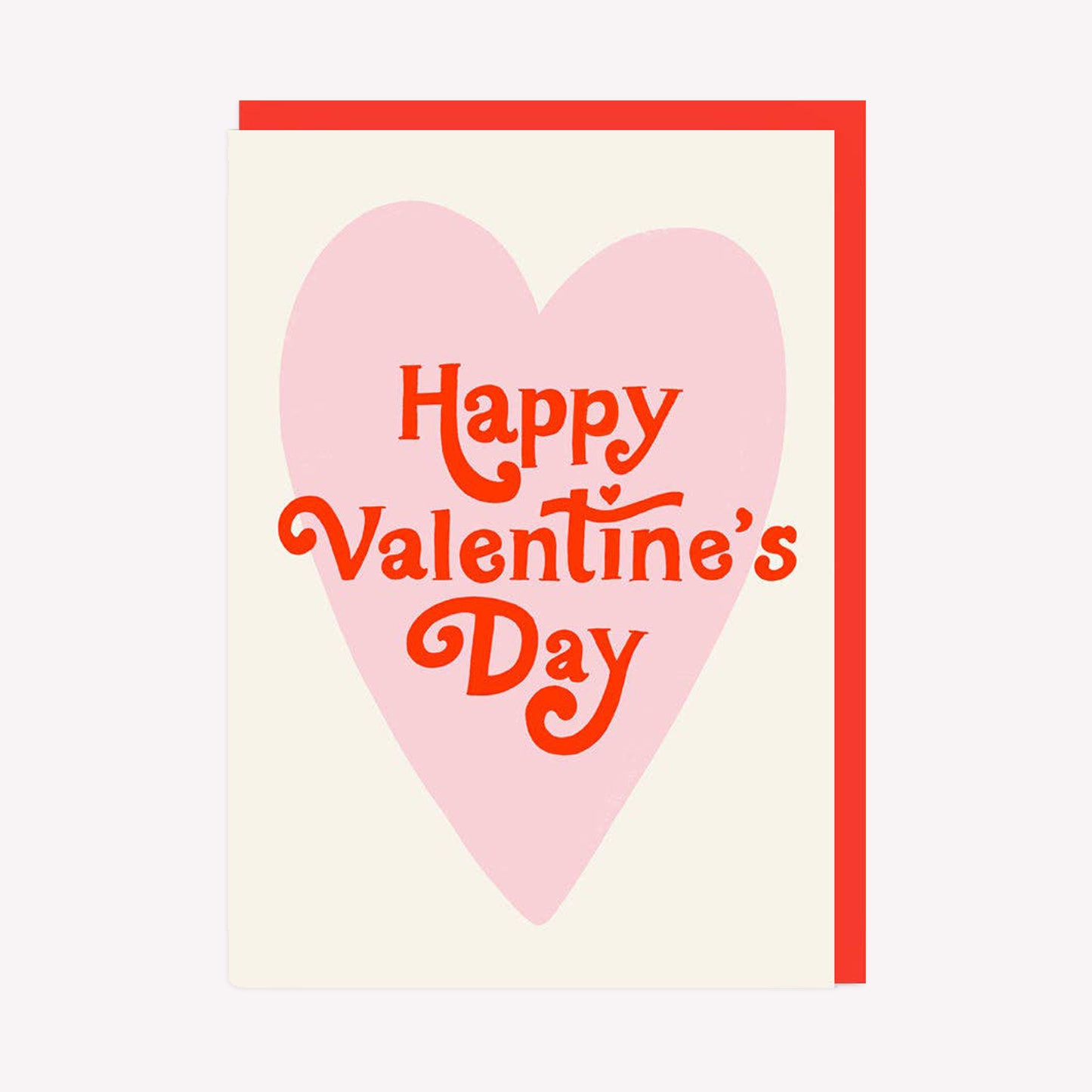 Happy Valentine's Day Retro Heart Greetings Card