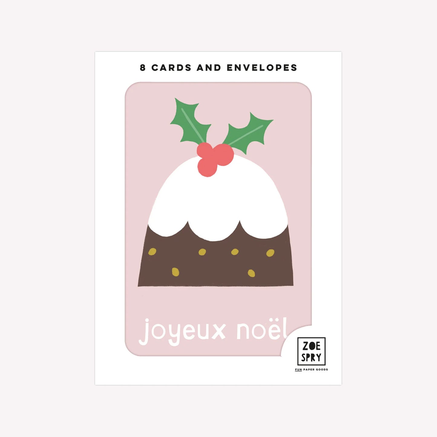 Joyeux Noel Pack of 8 Christmas Cards