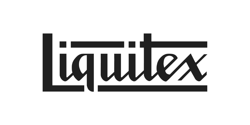 Official logo of artists' material manufacturer Liquitex, stocked at Salt Art Supply.