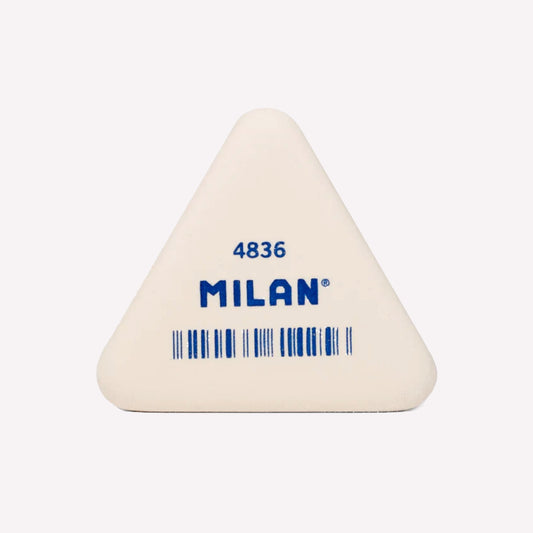 Milan Off-White Triangular Flexible Eraser 4836