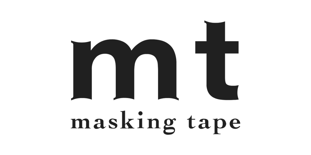 Official logo of washi tape manufacturer MT, stocked at Salt Art Supply.