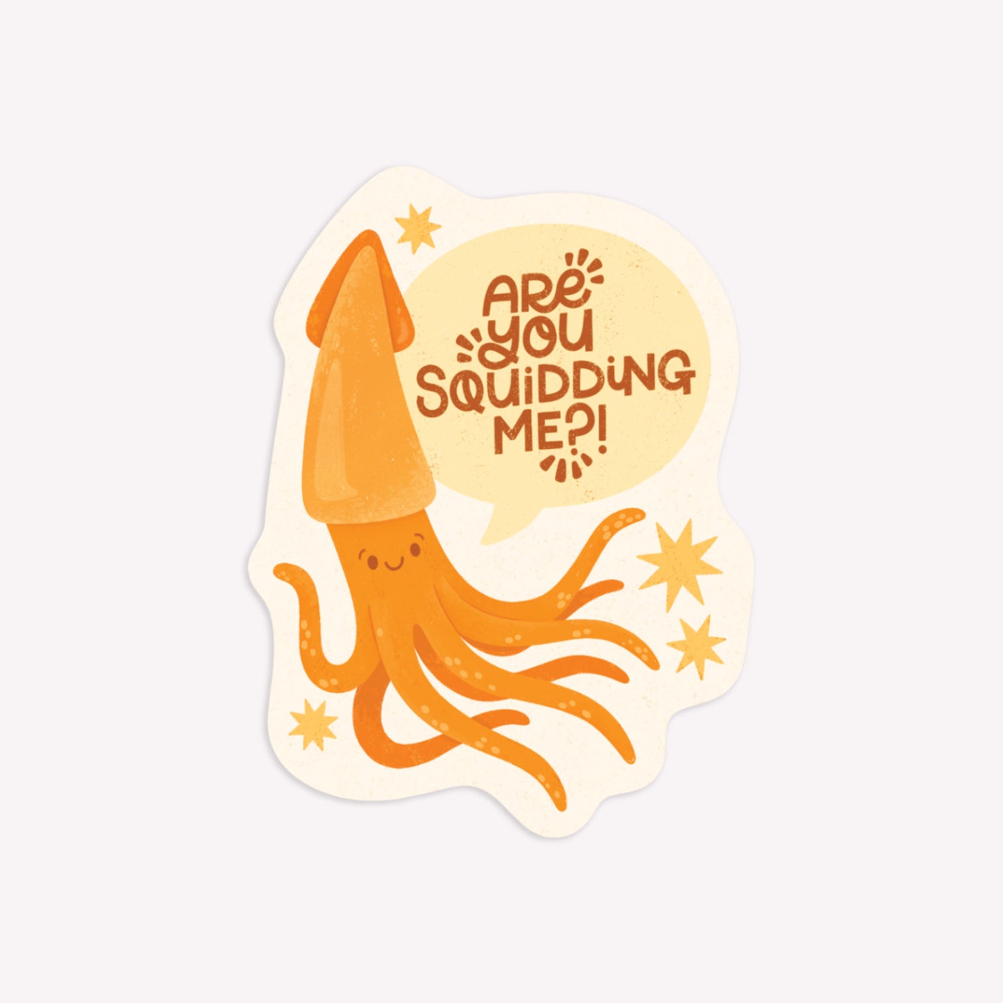 Are You Squidding Me? Illustrated Sticker