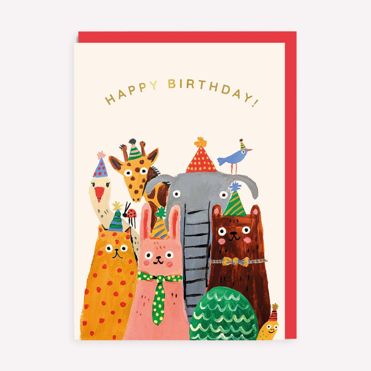 Happy Birthday Party Animals Greetings Card