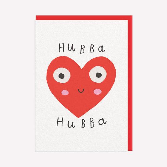 Hubba Hubba Heart Greetings Card