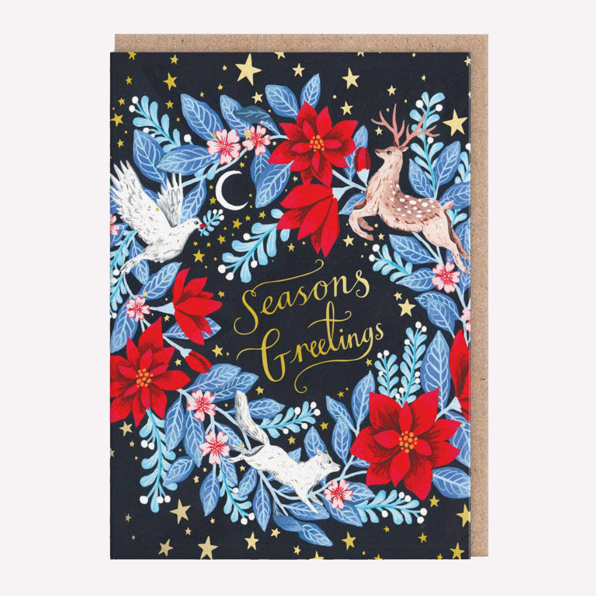 Seasons Greetings Animal Greetings Card