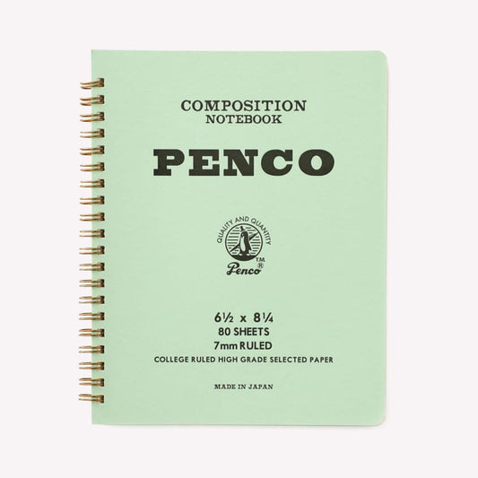 Hightide Penco Mint Green Composition Notebook
