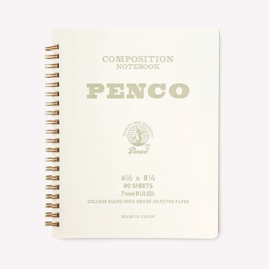 Hightide Penco Off-White Composition Notebook