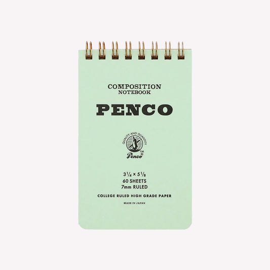 Hightide Penco Mint Green Mini Reporters Notepad