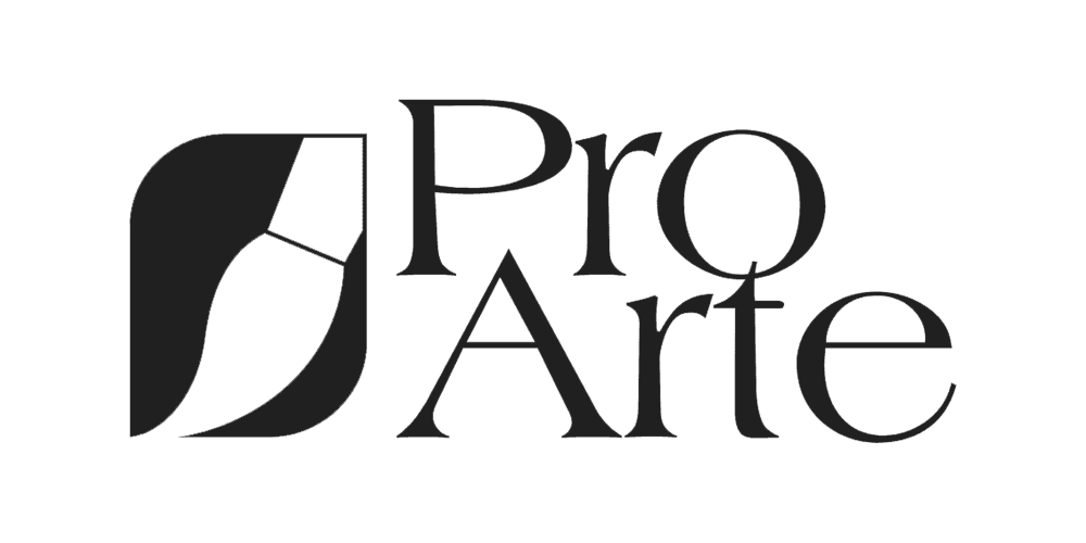 Official logo of artists' paintbrush manufacturer Pro Arte, stocked at Salt Art Supply.