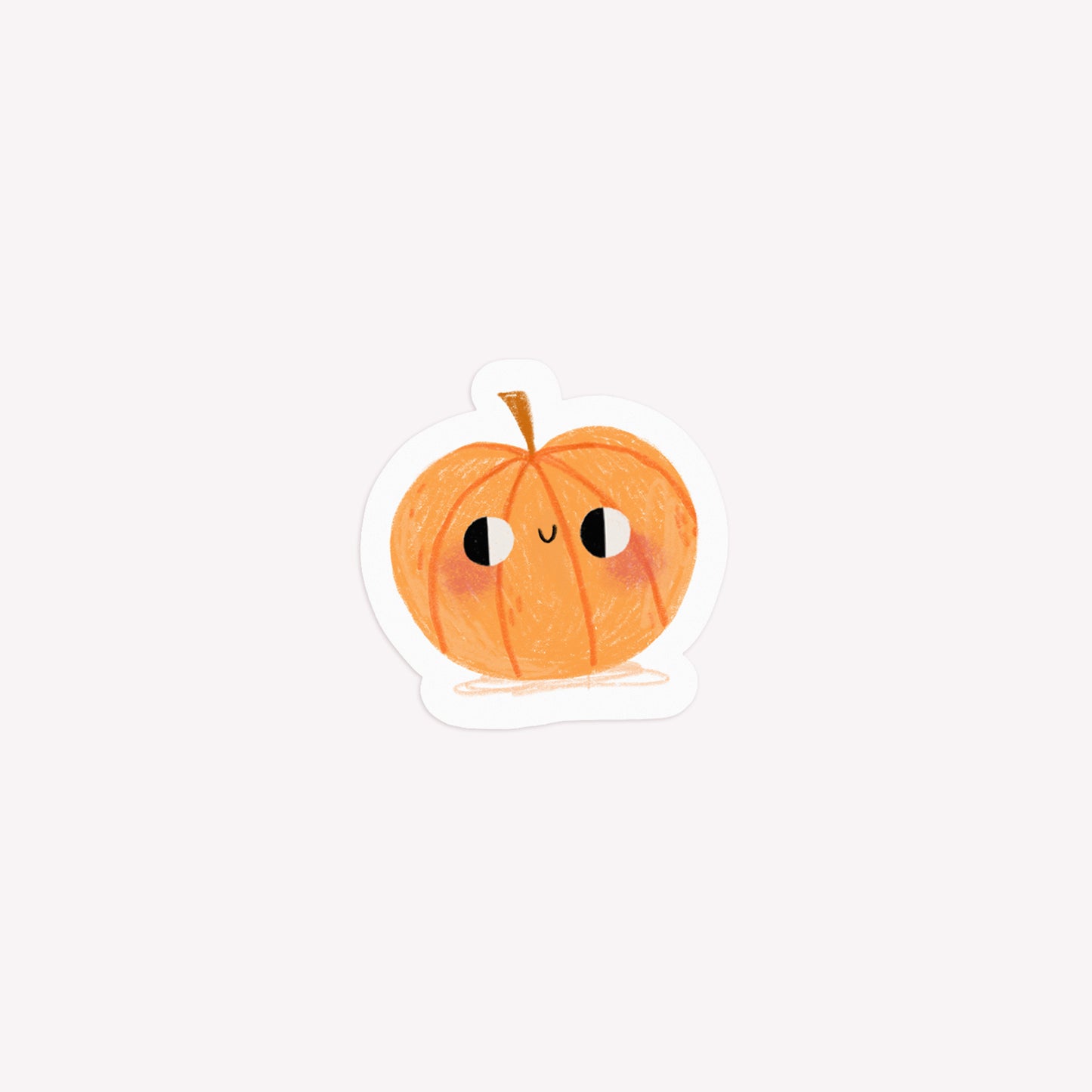 Pumpkin Mini Illustrated Paper Sticker