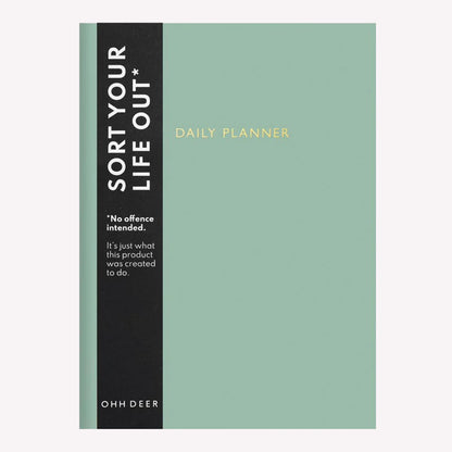 Sage Green Undated Daily Planner