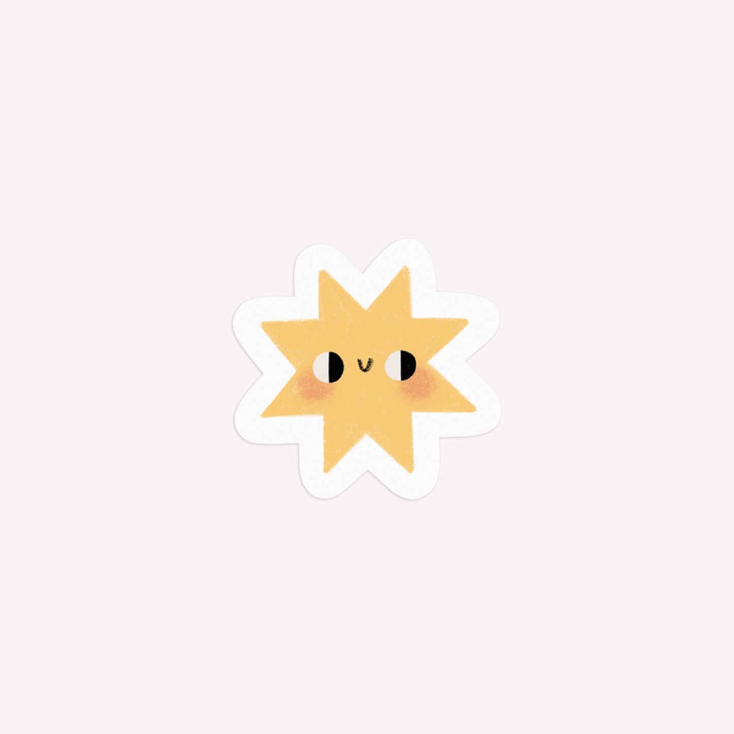 Star Mini Illustrated Paper Sticker