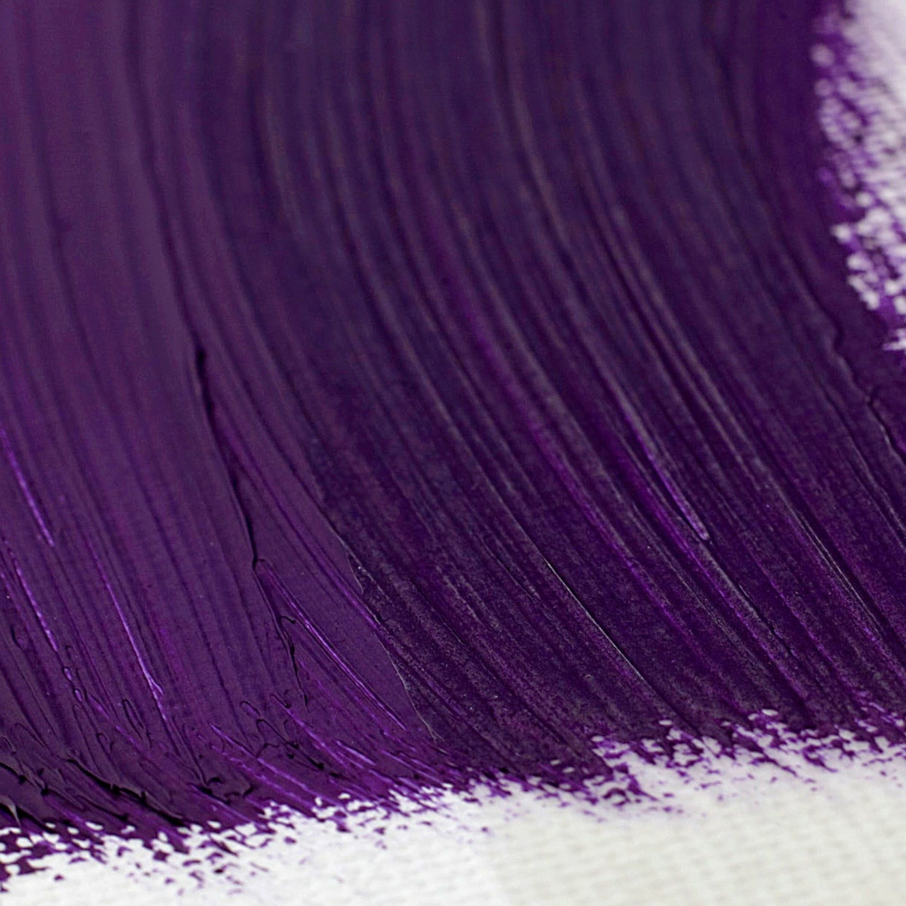 Purple colour swatch of Winsor & Newton's Water Mixable Oil Colour Matte Varnish, offering a flat matte finish to oil colour paintings. 