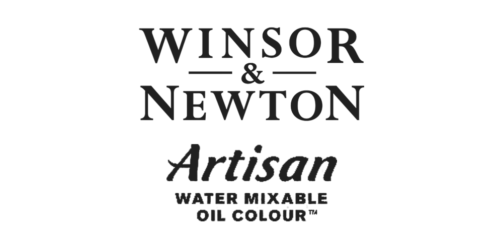 Official logo for Winsor & Newton's Artisan water-mixable oil paints, stocked at Salt Art Supply.